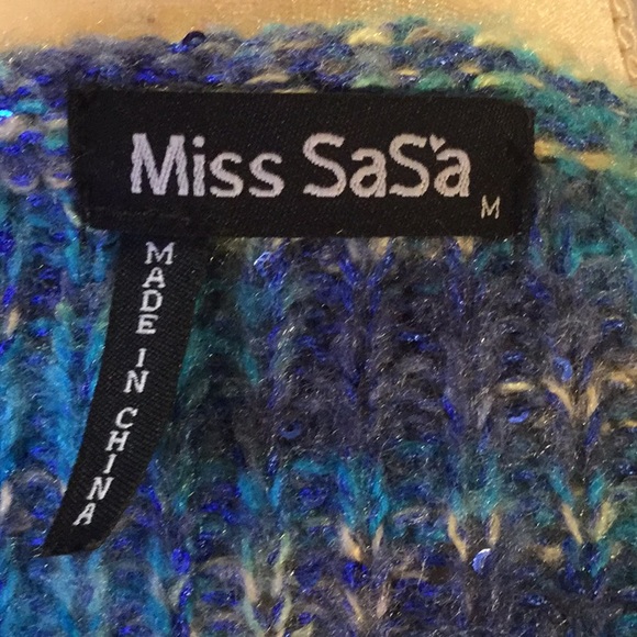 Soft multi blue Cardigan - Picture 8 of 8